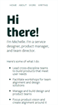 Mobile Screenshot of michellehertzfeld.com